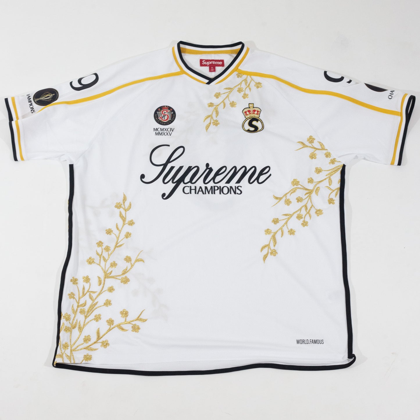 Jersey Supreme Floral Soccer Branca