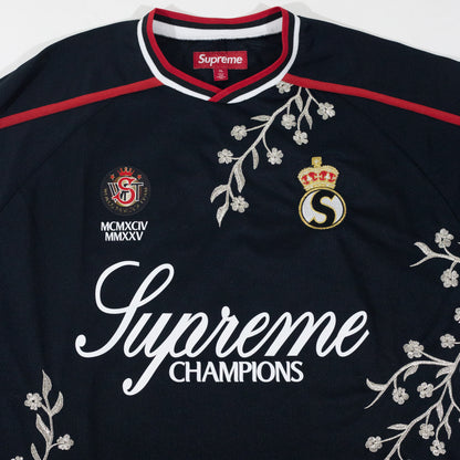 Jersey Supreme Floral Soccer Preto