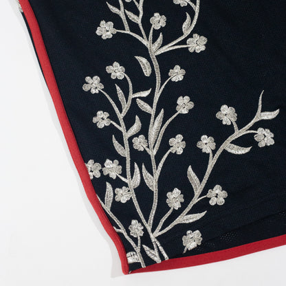 Jersey Supreme Floral Soccer Preto