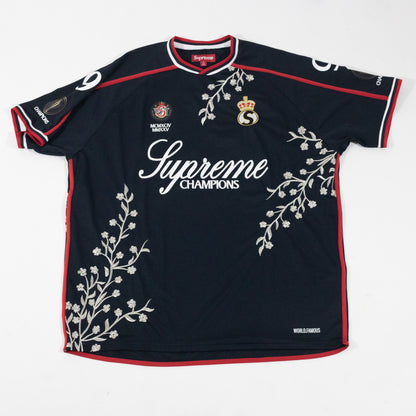 Jersey Supreme Floral Soccer Preto