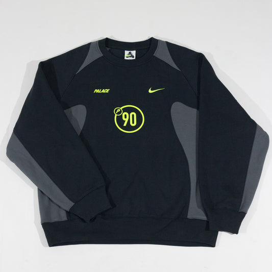 Crewneck Palace Skateboards x Nike - Total 90 ‘P90’ preto