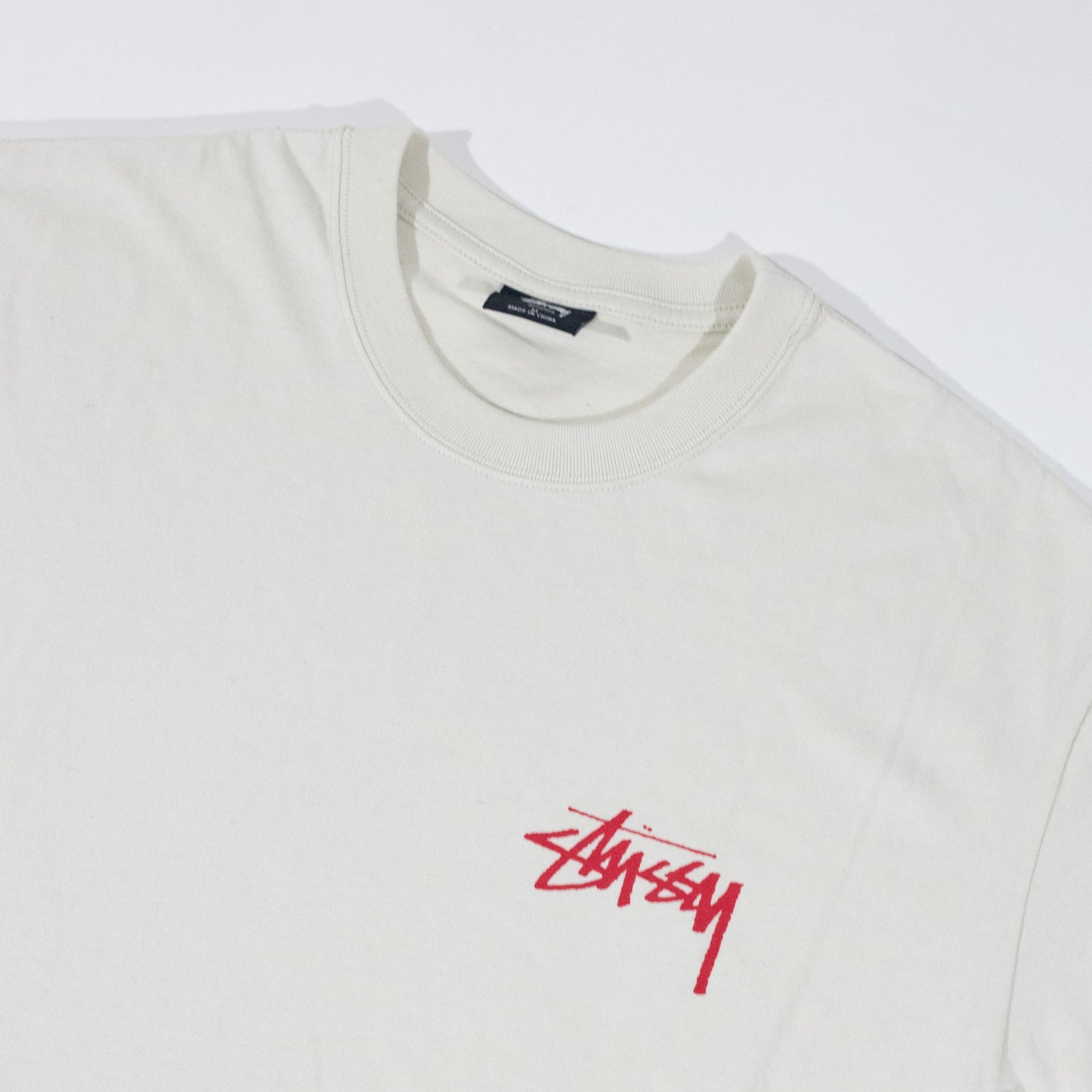Camiseta Stussy Rex Bege