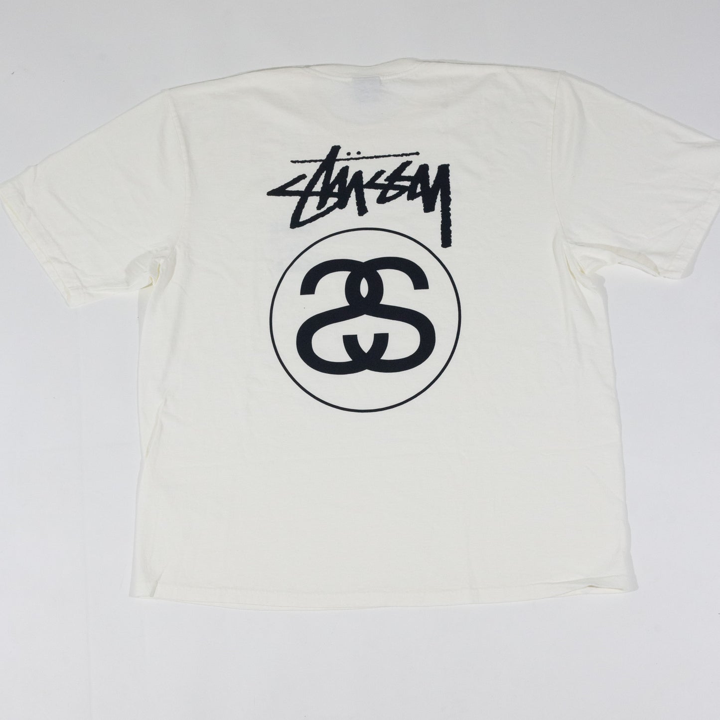 Camiseta Stussy Stock Link Pig Dyed Natural