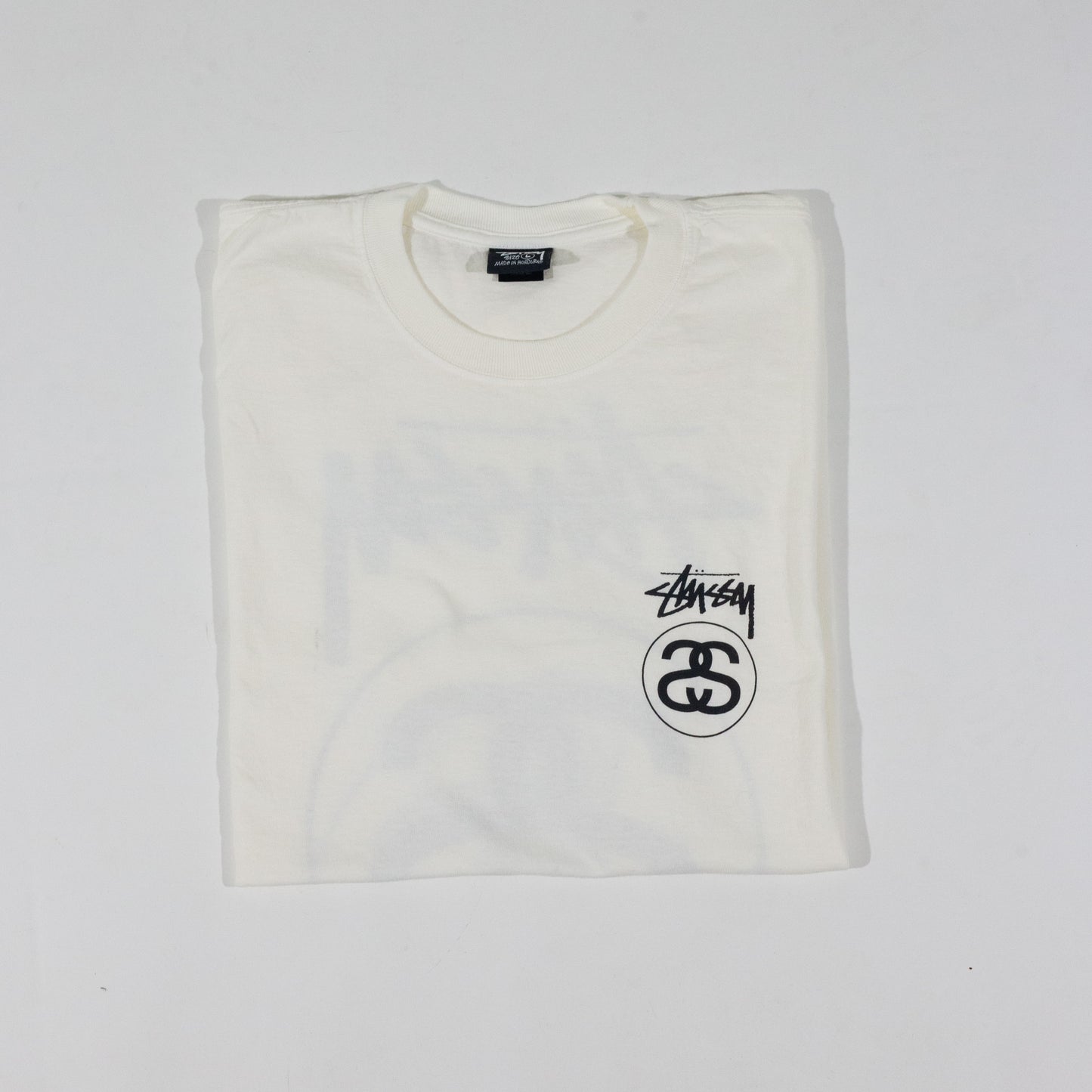 Camiseta Stussy Stock Link Pig Dyed Natural