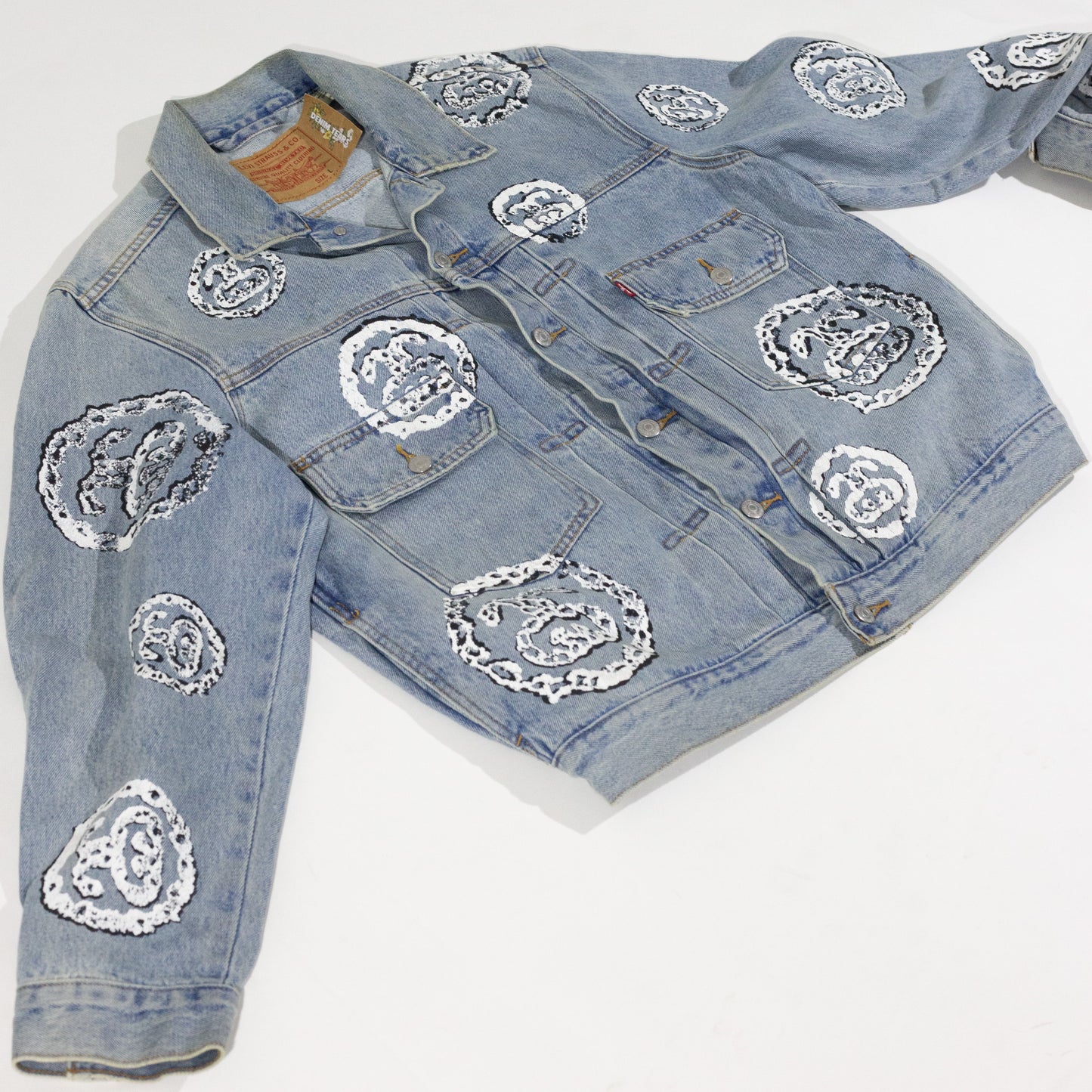 Jaqueta Denim Tears Stussy Jeans
