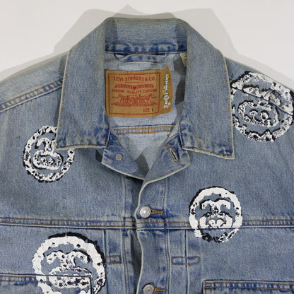 Jaqueta Denim Tears Stussy Jeans