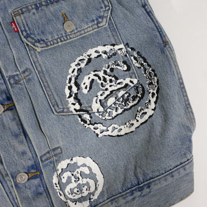 Jaqueta Denim Tears Stussy Jeans
