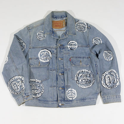 Jaqueta Denim Tears Stussy Jeans