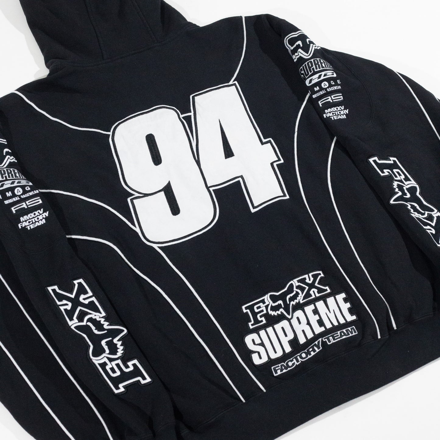 Jaqueta Supreme x Fox Racing Preta