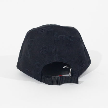 Bone Supreme Jacquard Logo Denim Preto