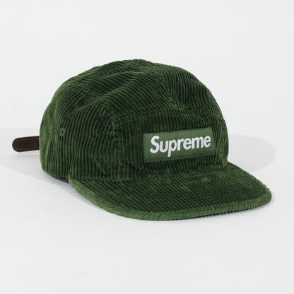 Bone Supreme Corduroy Camp Cap Verde