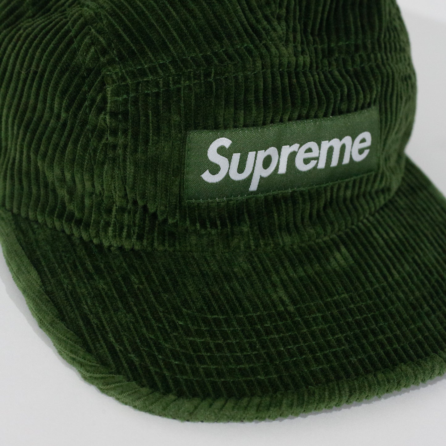 Bone Supreme Corduroy Camp Cap Verde