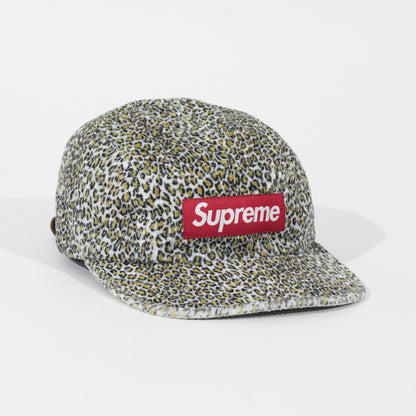 Bone Supreme Corduroy Camp Cap Print