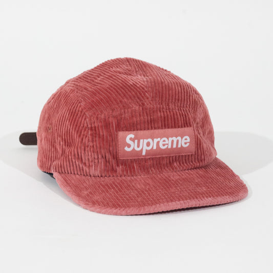 Bone Supreme Corduroy Camp Cap Salmao