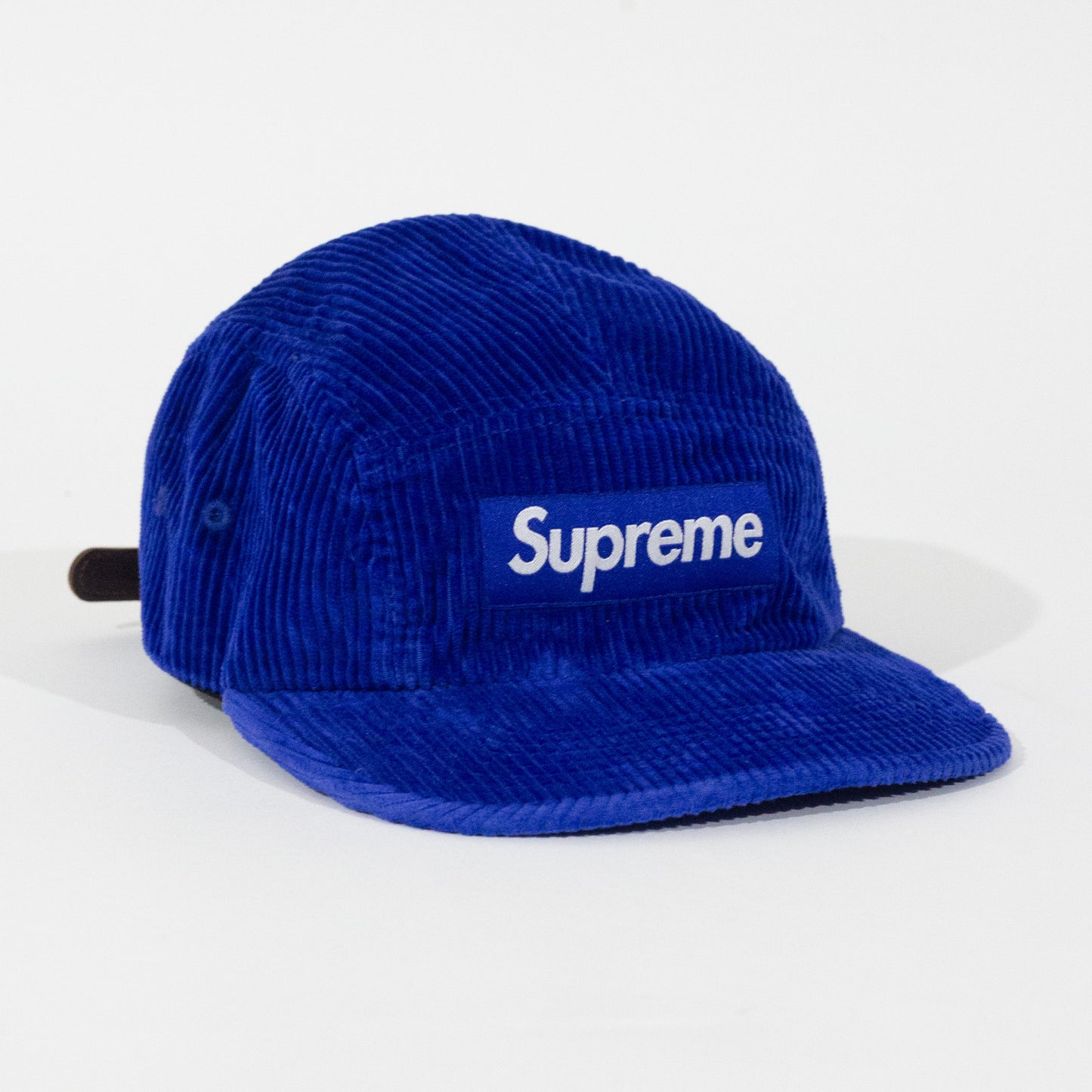 Bone Supreme Corduroy Camp Cap Azul