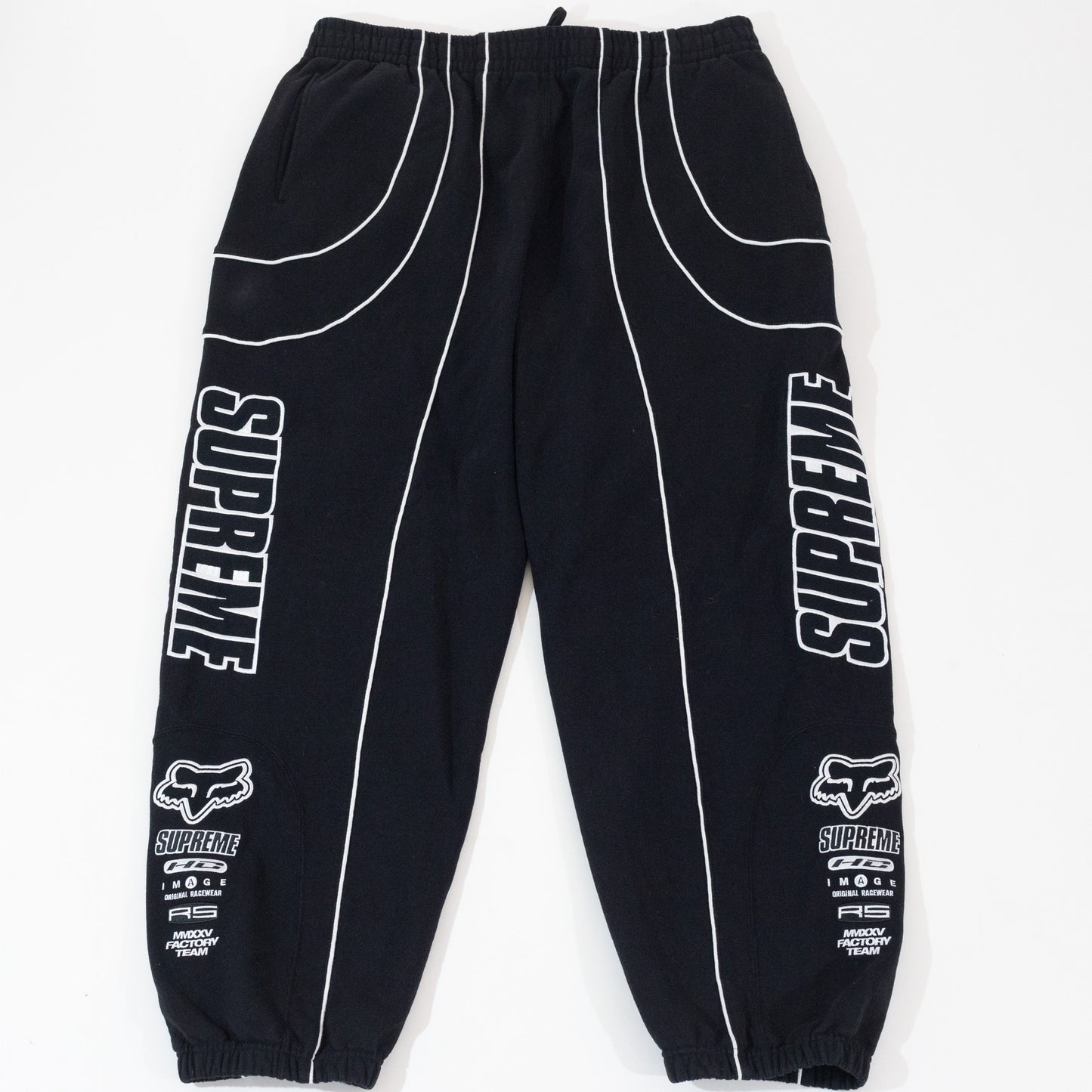 Calça Supreme x Fox Racing Preta