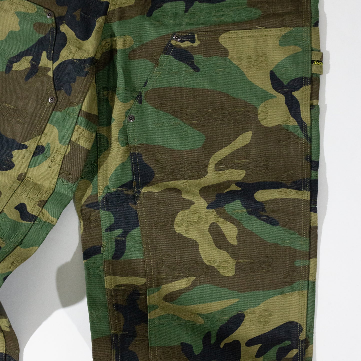 Calça Supreme Jacquard Logos Double Camo