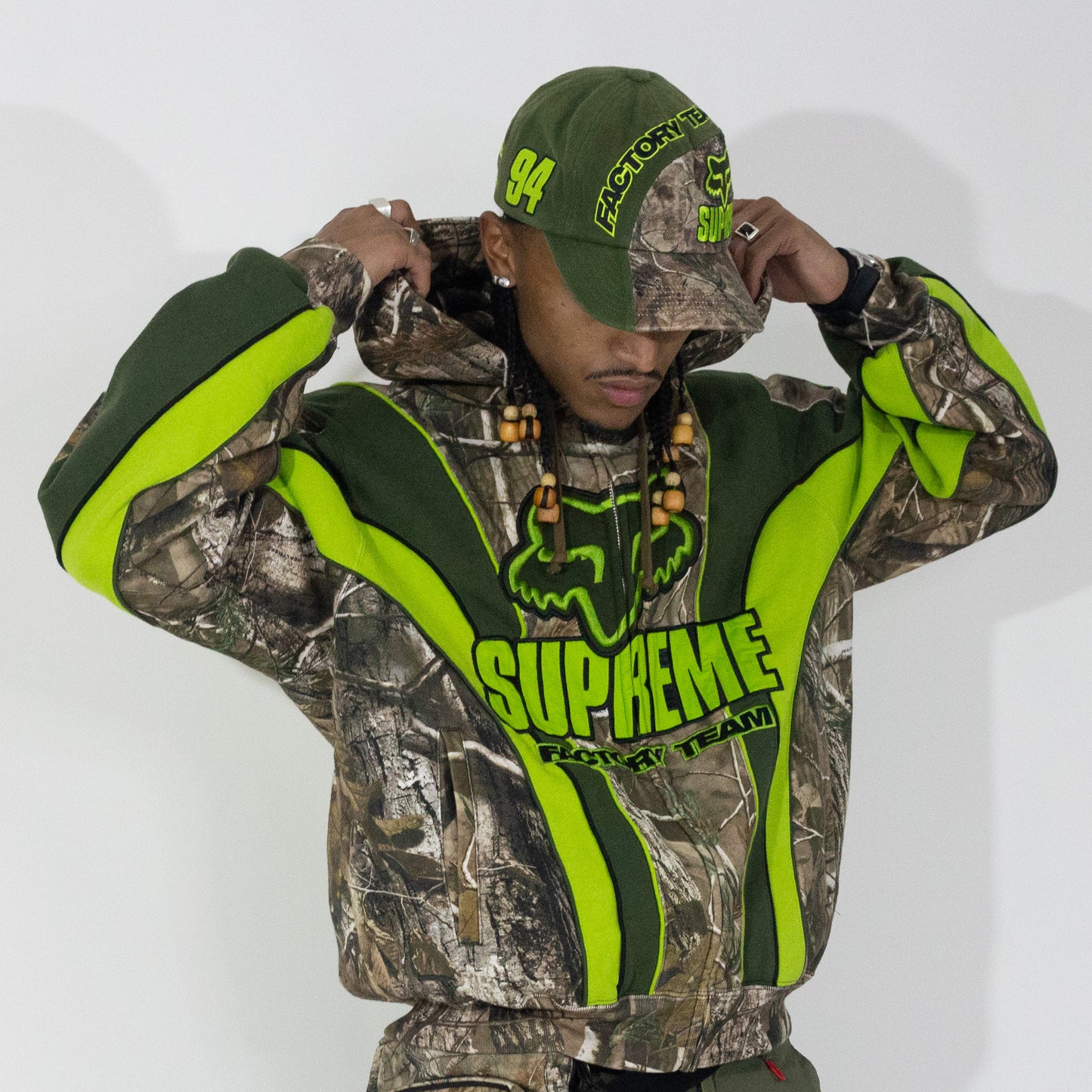 Jaqueta Supreme x Fox Racing Camo