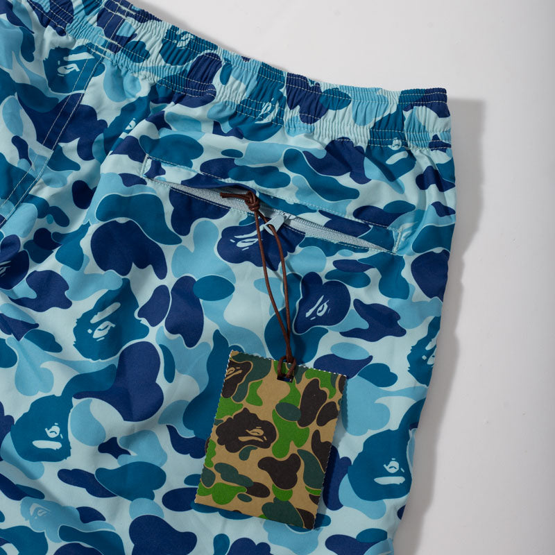 Bermuda BAPE Camo Azul Verão