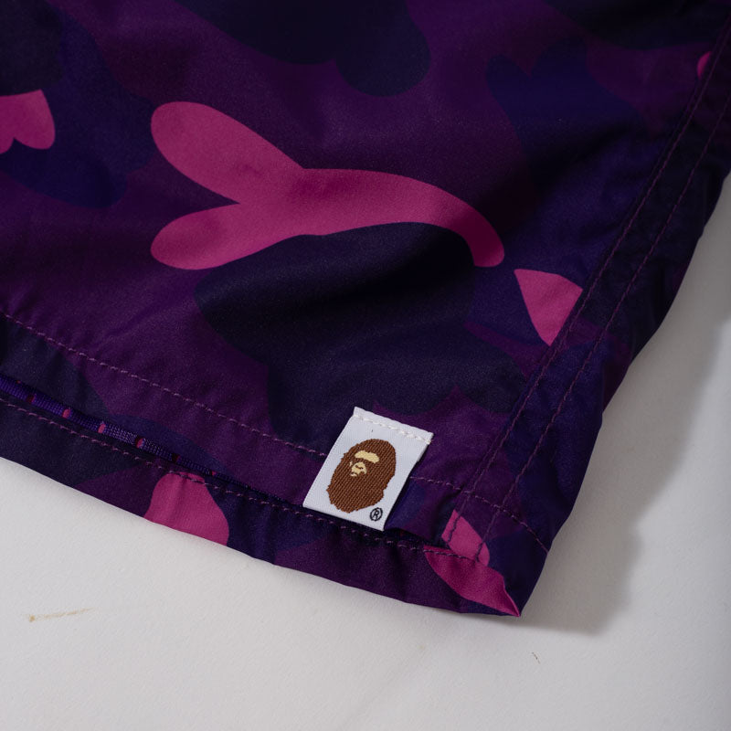 Bermuda BAPE Shark Camo Roxo Verão