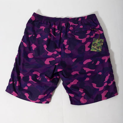 Bermuda BAPE Shark Camo Roxo Verão