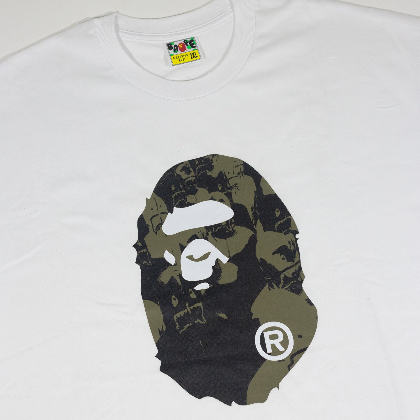 Camiseta BAPE Ape Camo Verde Escuro