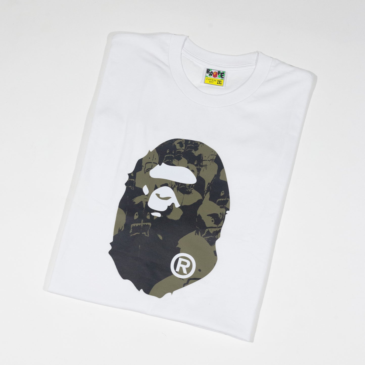 Camiseta BAPE Ape Camo Verde Escuro