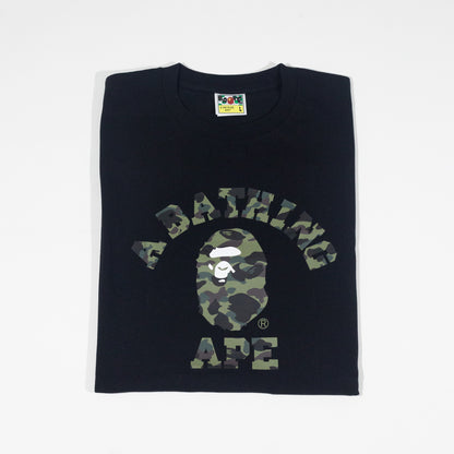 Camiseta BAPE 1st Camo College Preta