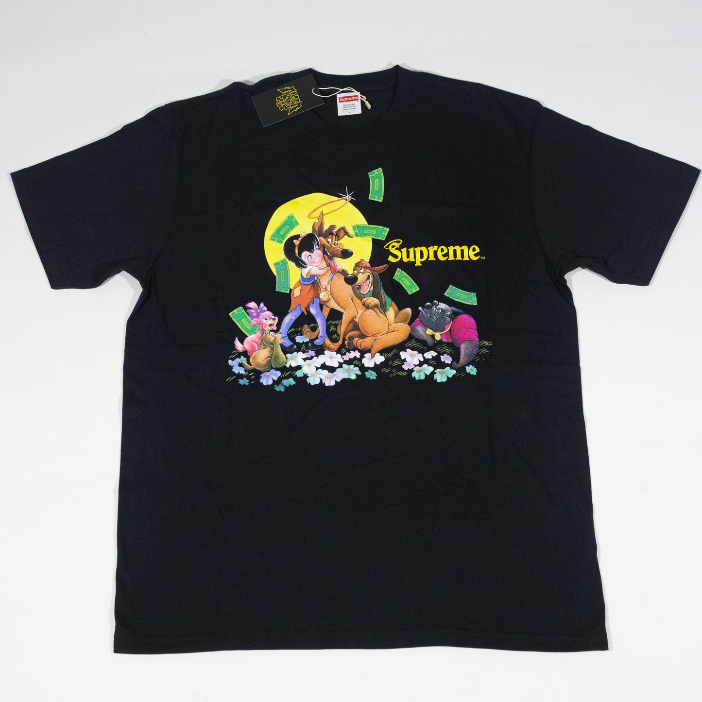 Camiseta Supreme All Dogs Go To Heaven