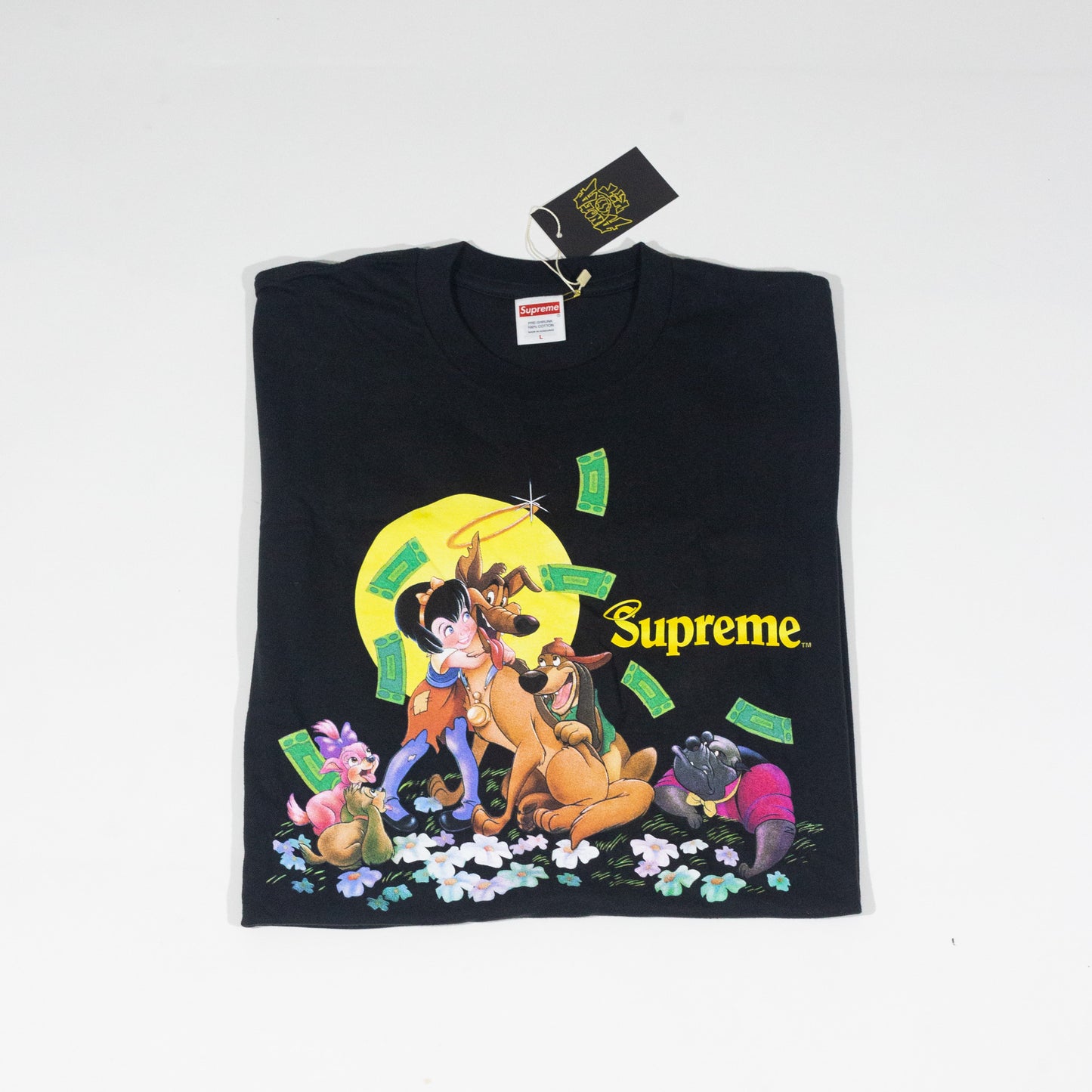 Camiseta Supreme All Dogs Go To Heaven