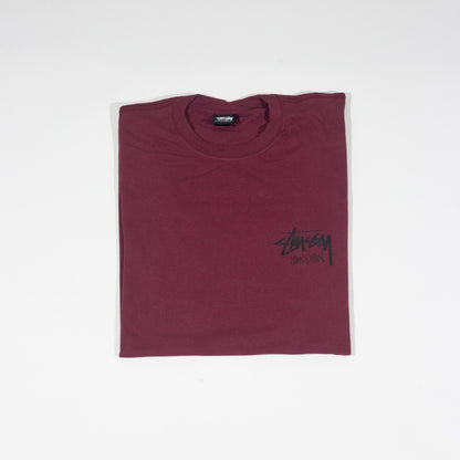 Camiseta Stussy Stock London Vinho