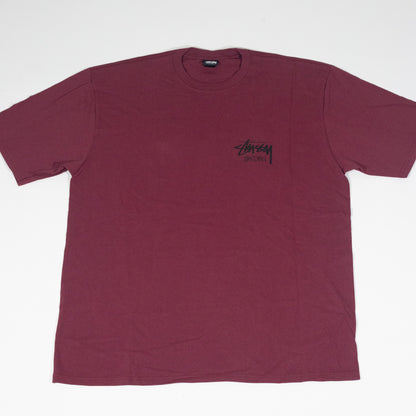 Camiseta Stussy Stock London Vinho