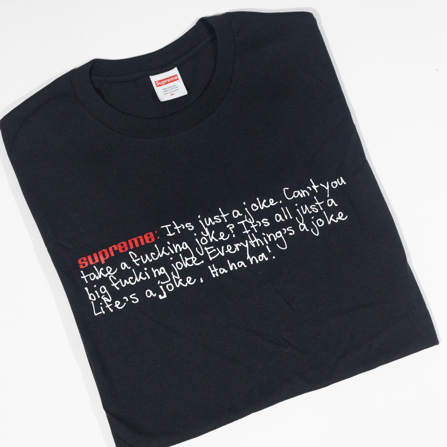 Camiseta Supreme Joke Tee