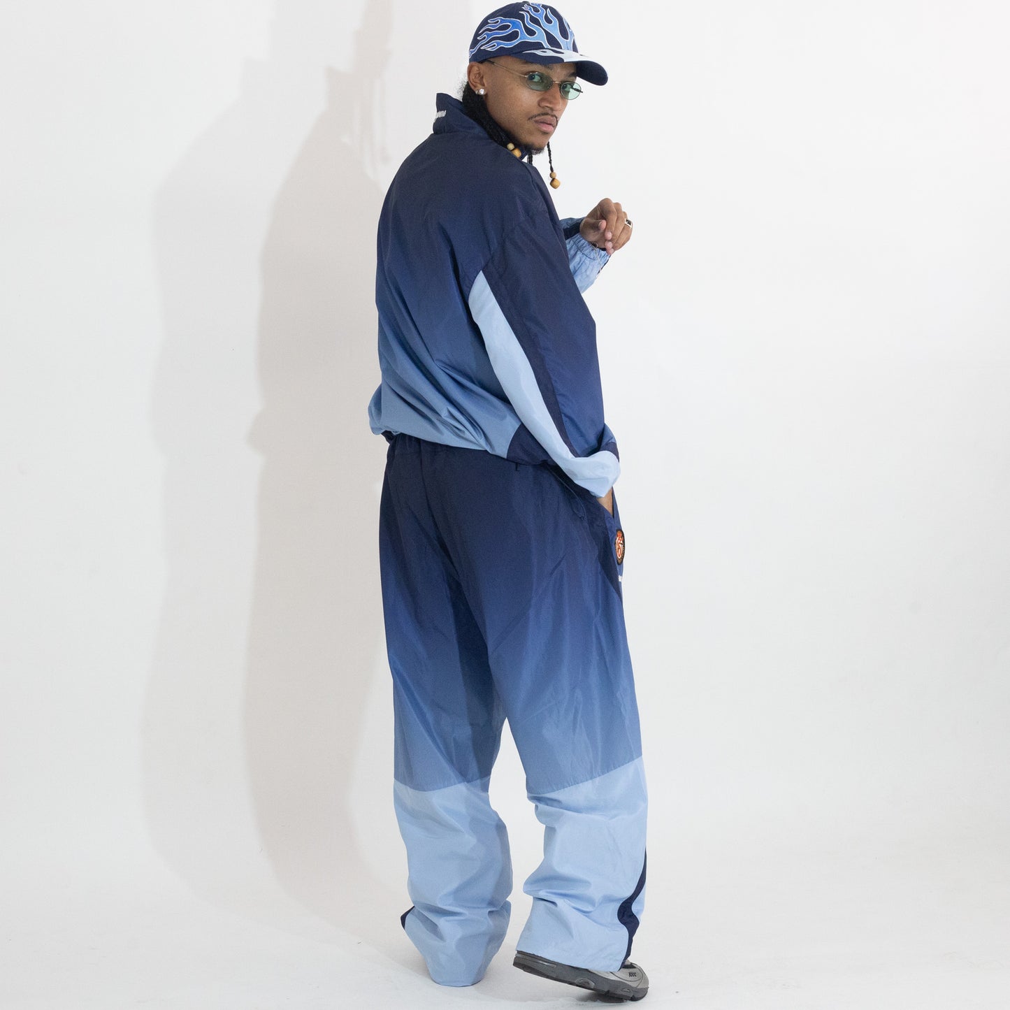 Jaqueta Supreme x Umbro Track Gradient Azul