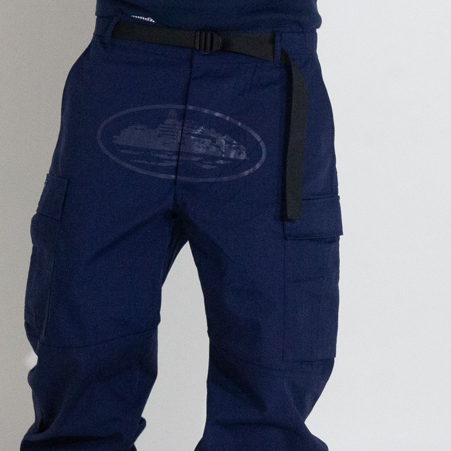 Calça Corteiz Cargo Azul