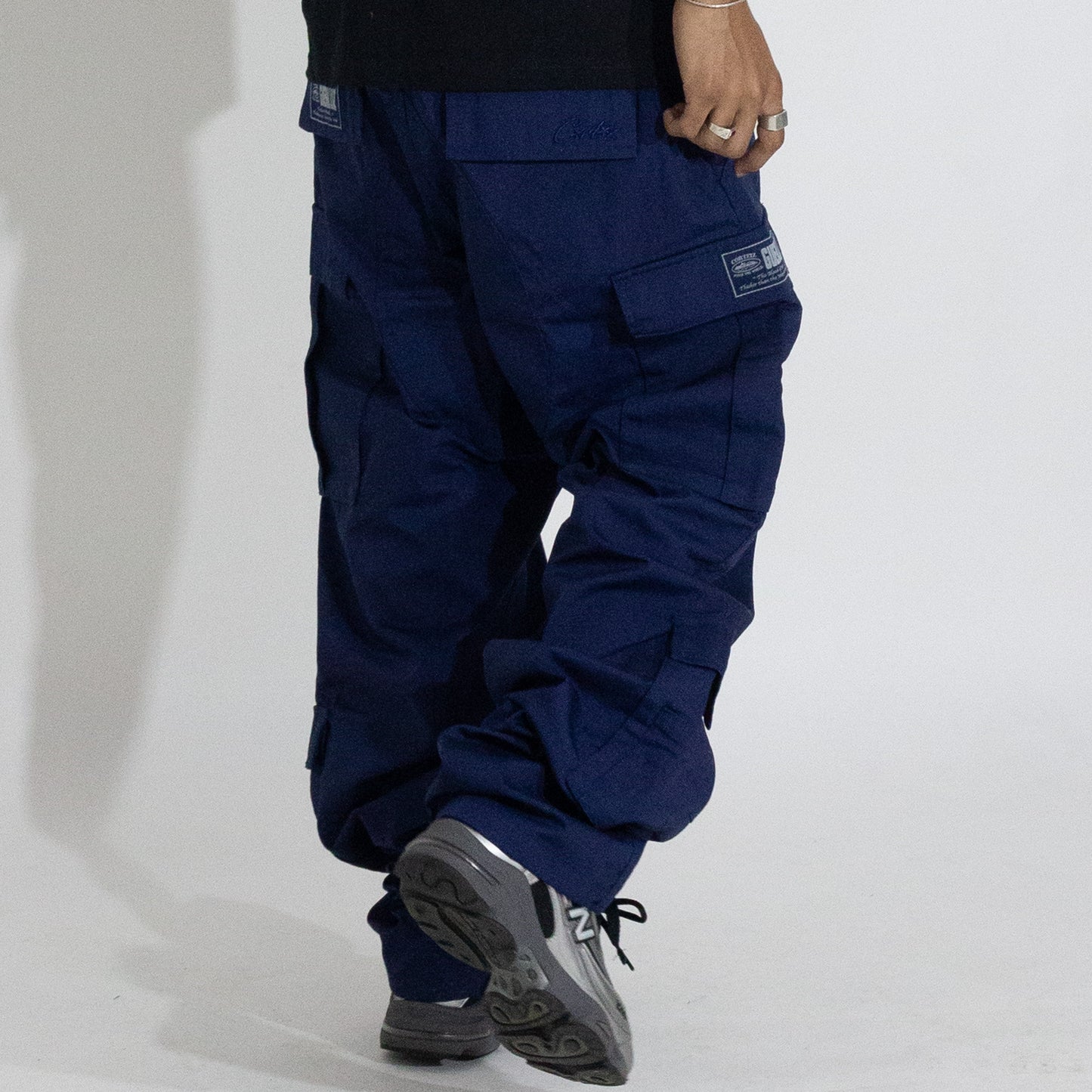 Calça Corteiz Cargo Azul