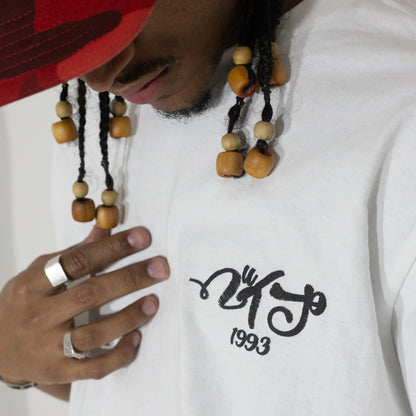 Camiseta BAPE Embroidery Style Souvenir Branca