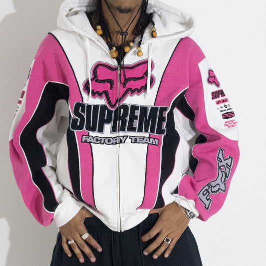 Jaqueta Supreme x Fox Racing Branco