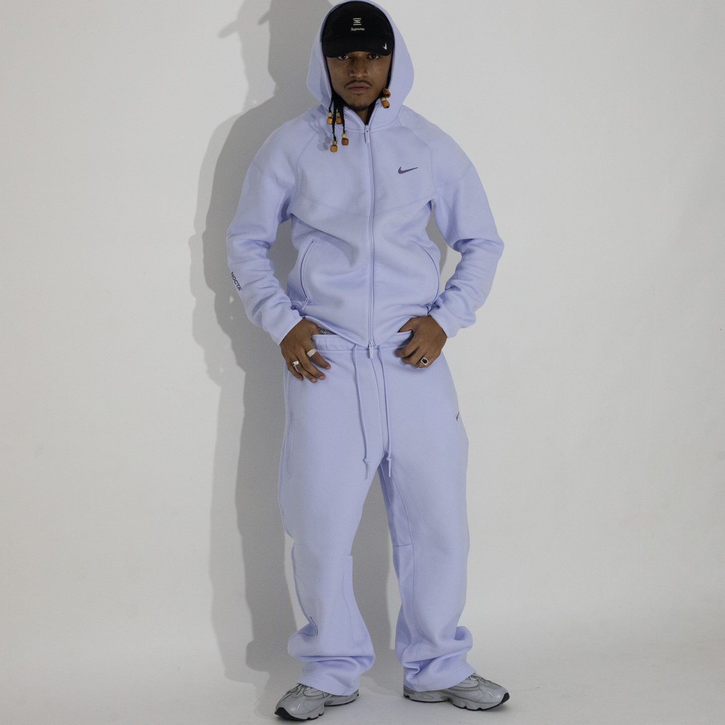 Conjunto Nike x Nocta Tech Fleece Azul Bebe