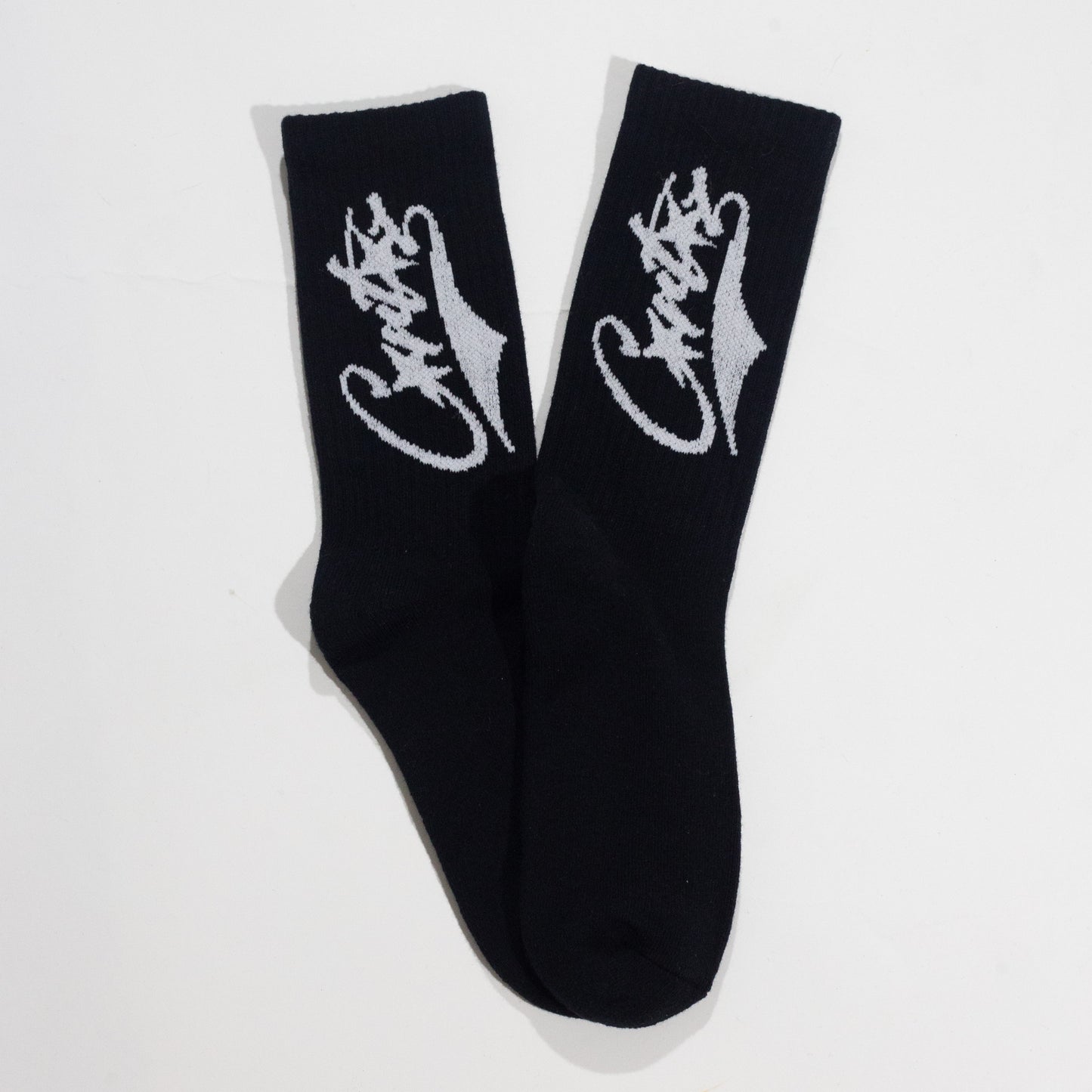 Meia Corteiz Allstars Preta e Branca