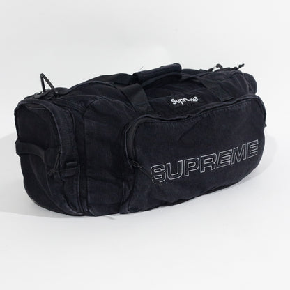 Duffle Bag Supreme Denim Preta