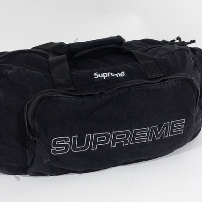 Duffle Bag Supreme Denim Preta