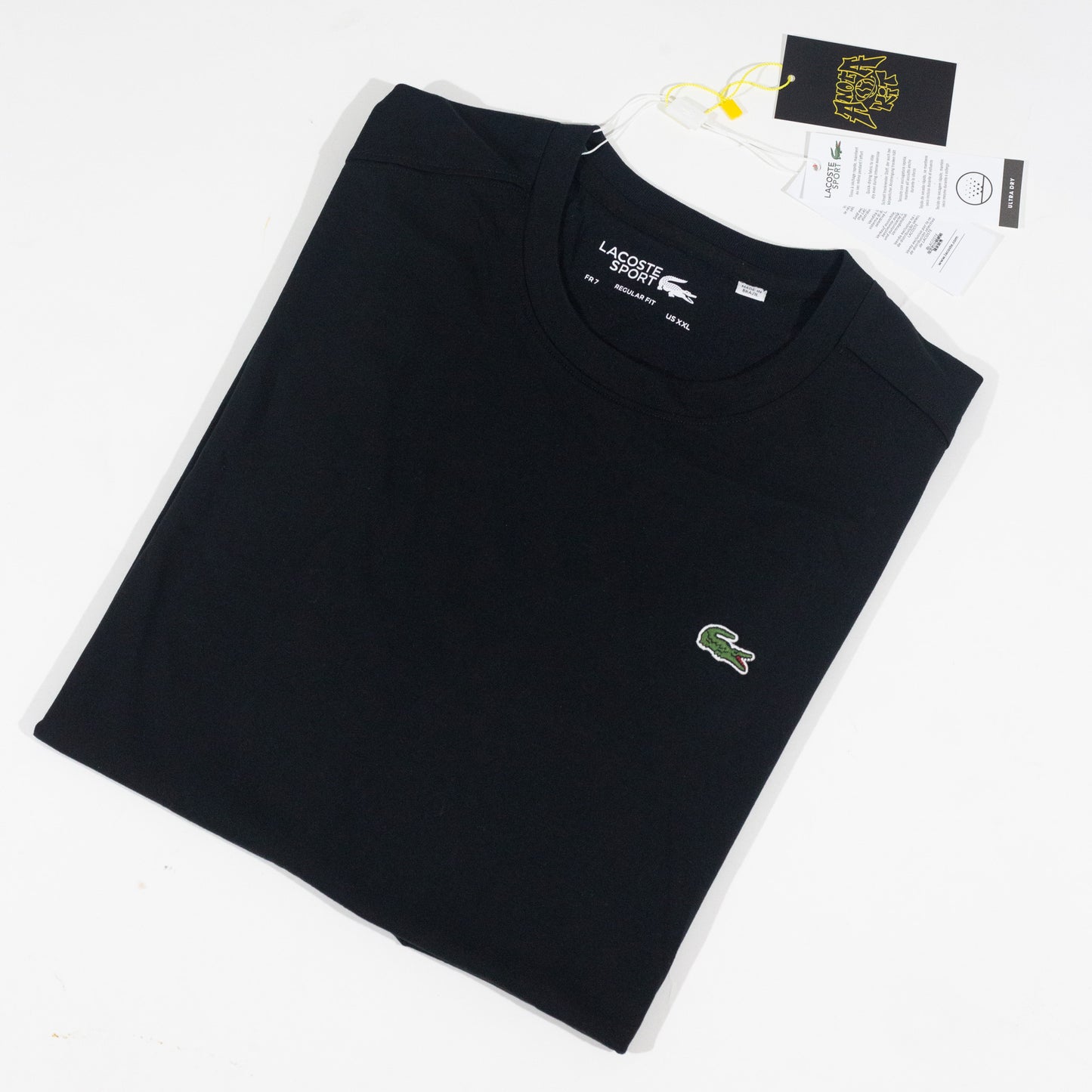 Camiseta Lacoste Preta Básica