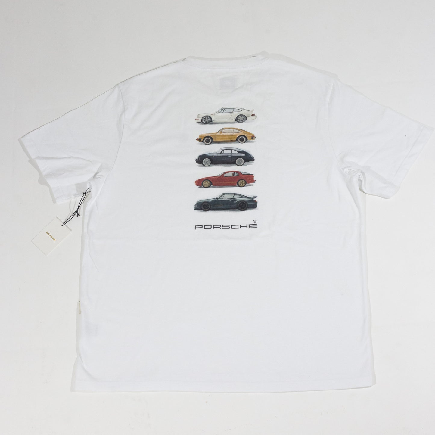 Camiseta Aime Leon Dore x Porsche Fleet Branca