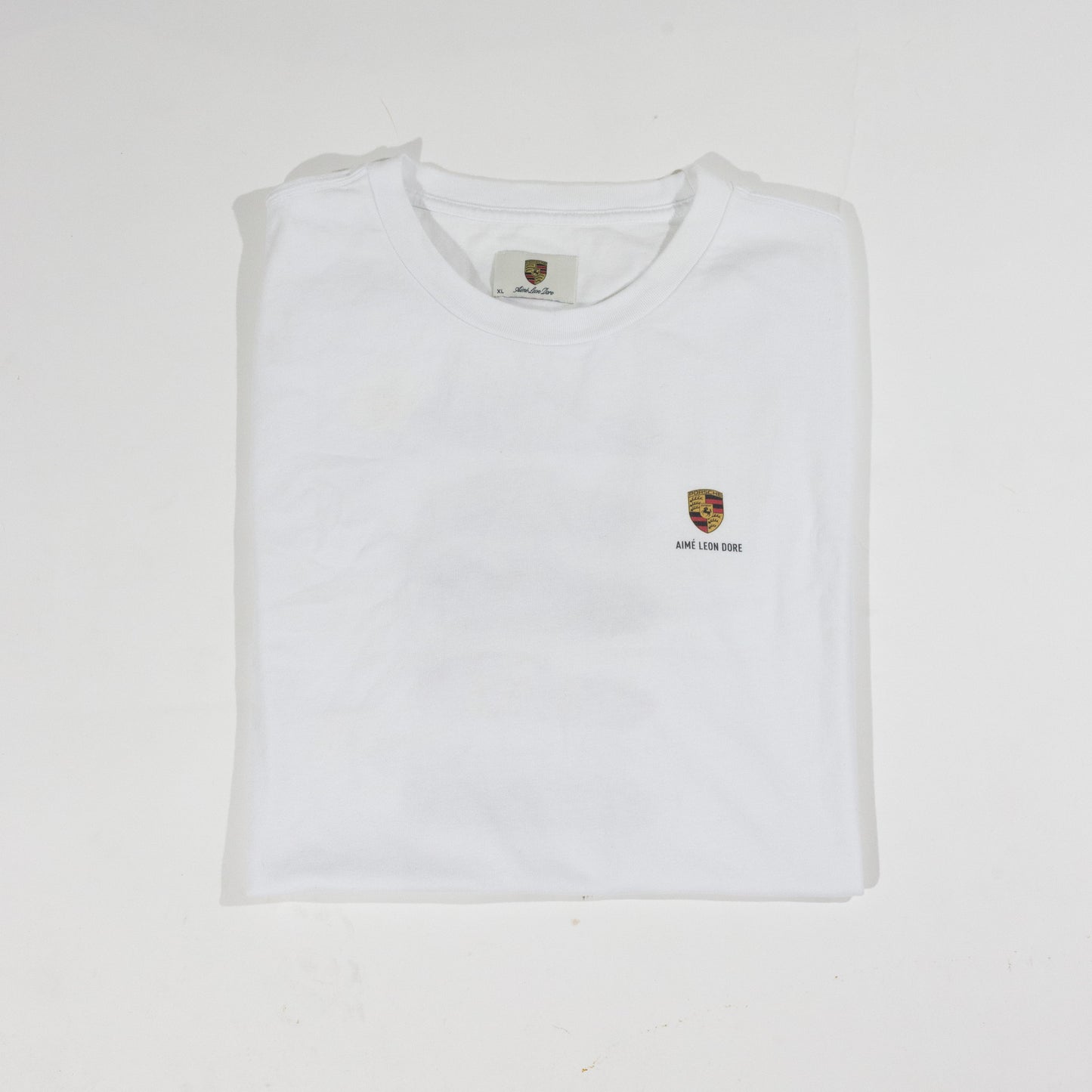 Camiseta Aime Leon Dore x Porsche Fleet Branca
