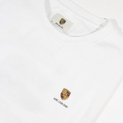 Camiseta Aime Leon Dore x Porsche Fleet Branca