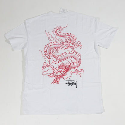 Camiseta Stussy 8Dragon Branca
