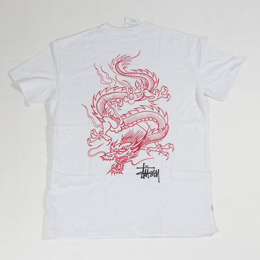 Camiseta Stussy 8Dragon Branca