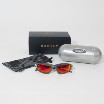 Oakley x Brain Dead Straight Jacket 99 Matte Dark Grey Prizm Ruby