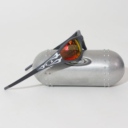 Oakley x Brain Dead Straight Jacket 99 Matte Dark Grey Prizm Ruby